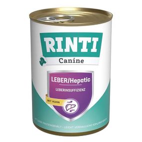 Вологий корм для собак із захворюваннями печінки Rinti Canine Veterinary Leber/Hepatic Mit Huhn, 400 гр