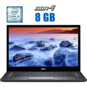 Ультрабук Dell Latitude 7480 / 14" (1920x1080) IPS / Intel Core i5-6200U (2 (4) ядра по 2.3 - 2.8 GHz) / 8 GB DDR4 / 512 GB SSD / Intel HD Graphics 520 / WebCam / 3G б/в