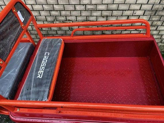 Електротрицикл Crosser CARGO 12 1000-1500W 60 V 32 Ah, самоскид, вантажний електроскутер до 300 кг Червоний | Зображення 8
