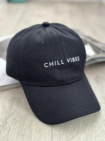 Кепка бейсболка Chill Vibes Чорний  56-61р (8024)