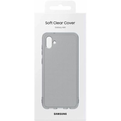 Чехол для мобильного телефона Samsung Samsung A04 Soft Clear Cover Black (EF-QA045TBEGRU) | Зображення 4