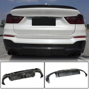 Дифузор заднього бампера (для M-Sport, Карбон) для BMW X4 F-26 2014-2018 рр