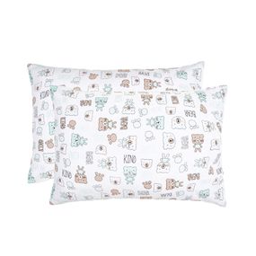 Набір наволочок Home Line 65284 Україна 40x60  Бавовна Коричневий, Зелений