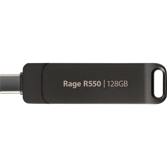 USB флеш накопичувач Patriot 128GB Rage R550 Matte Black USB 3.2/Type-C (PE128GR550DSAD)