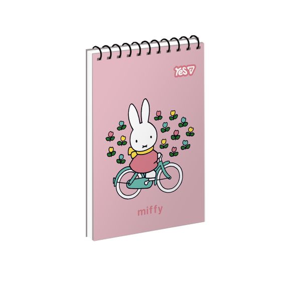 Зошит для записів А7 YES Miffy Soft World 152513 80 аркушів
