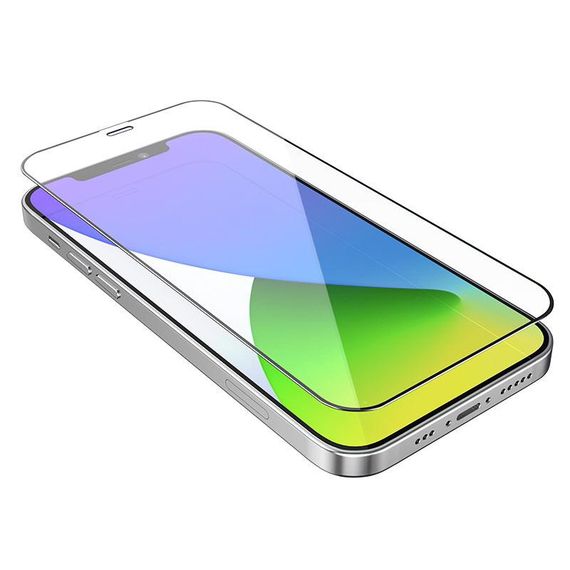 Захисне скло Primo Full Glue для Apple iPhone 12 / iPhone 12 Pro - Black | Зображення 1