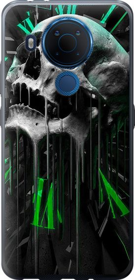 Чехол на Nokia 5.4 Череп-часы "4100u-2279-17620"