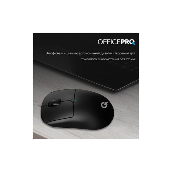 Мишка OfficePro M307B Silent Click Wireless/Bluetooth Black (M307B) | Зображення 7