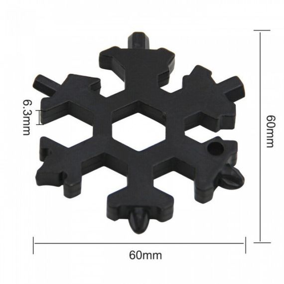 Универсальный инструмент многофункциональный мультитул SNOWFLAKE FI-400 WRENCH TOOL