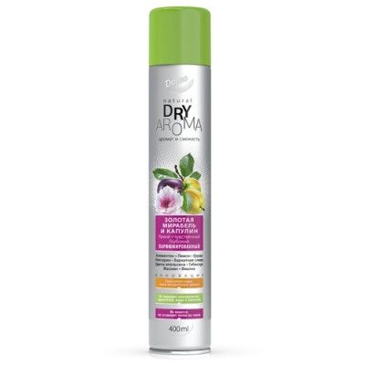 Освіжувач повітря «Золота мірабель та капулін», парфумований аерозольний балон 300 мл