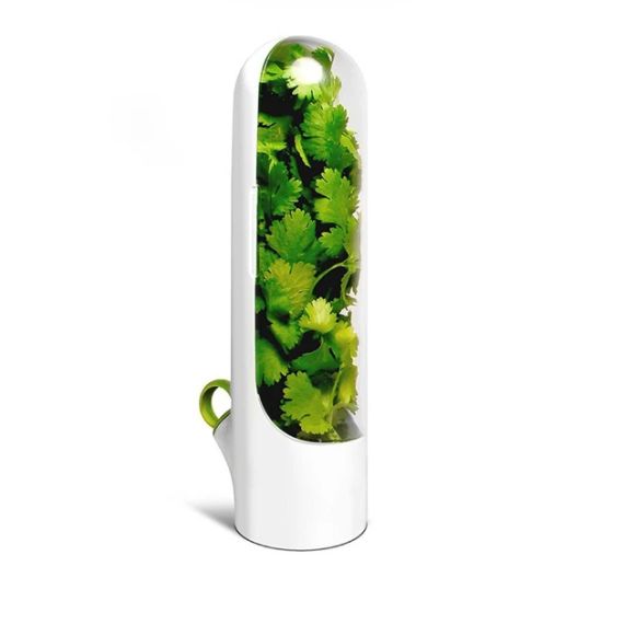 Контейнер органайзер для хранения зелени 25*9,5 см в холодильник HERB SAVER HZ-11 для овощей | Зображення 2