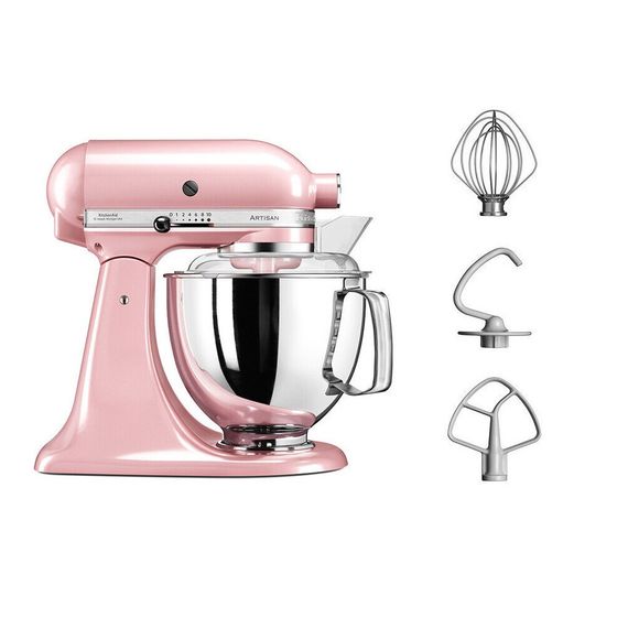 Планетарний міксер KitchenAid 5KSM150PSP ARTISAN, 4.83 л, рожевий | Зображення 2
