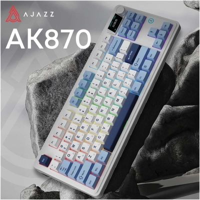 Клавиатура Ajazz AK870 PLUS Murad Switch RGB Wireless/Bluetooth/USB White (AK870-MU-BWD) | Зображення 8