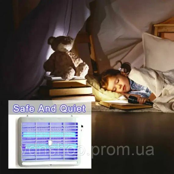 Электрический УФ-лампа-убийца от комаров, светодиодный ночник, ловушка для насекомых Mosquito Killer | Зображення 5