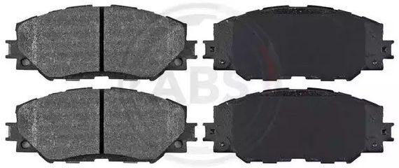 Колодки передні гальмівні TOYOTA AURIS/RAV4, ABS (37544) | Зображення 2