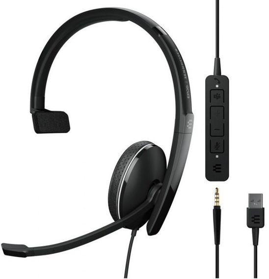 Гарнітура комп&#039;ютерна моно On-Ear EPOS ADAPT 135T USB II 1000900