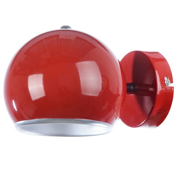 Бра направленного света настенное накладное в спальню BL-317W/1 E14 RED