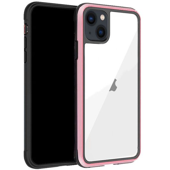 Чехол PC+TPU+Metal K-DOO Ares для Apple iPhone 13 (6.1") TPU+PC, Розовый