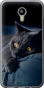Чохол на Meizu M2 Note Димчастий кіт "825t-94-2448"