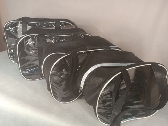 Набір з 4 сумок в пологовий будинок EcoNova S+M+XL+XXL чорний | Зображення 1
