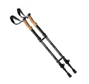 Трекінгові палиці PowerPlay 9107 Friluftsliv Black/White 80-135 см (пара) (PP_9107_FRILUFTSLIV)