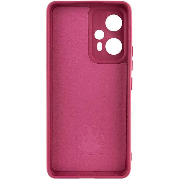 Чехол Silicone Cover Lakshmi Full Camera (A) для Xiaomi Redmi Note 12T Pro Бордовый / Marsala | Зображення 1