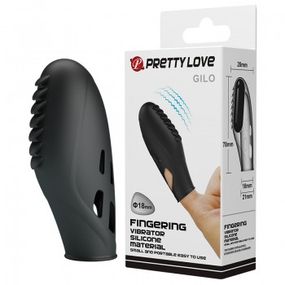 Насадка на палец - Pretty Love Gilo Finger Vibrator Black Sex Aura