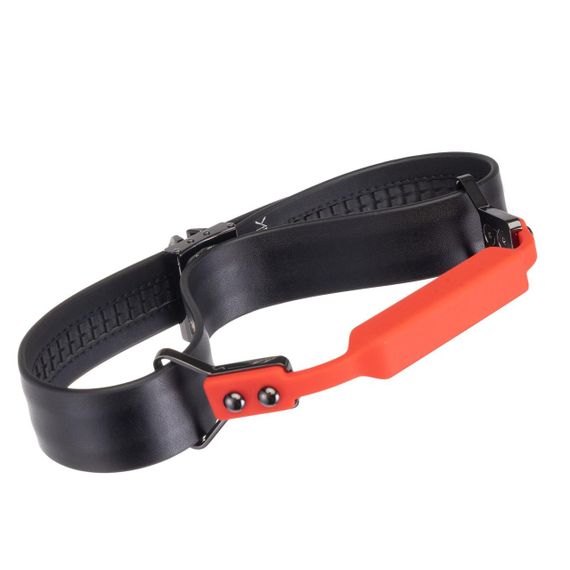 Кожаный кляп с 2-мя насадками LOCKINK Ball-Gag & Gag-bite Set - Black Sex Aura | Зображення 5