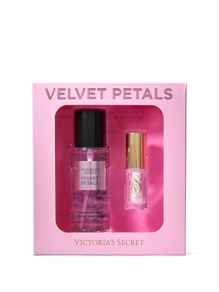 Набір Victoria's Secret Velvet Petals (mini mist & lip set)
