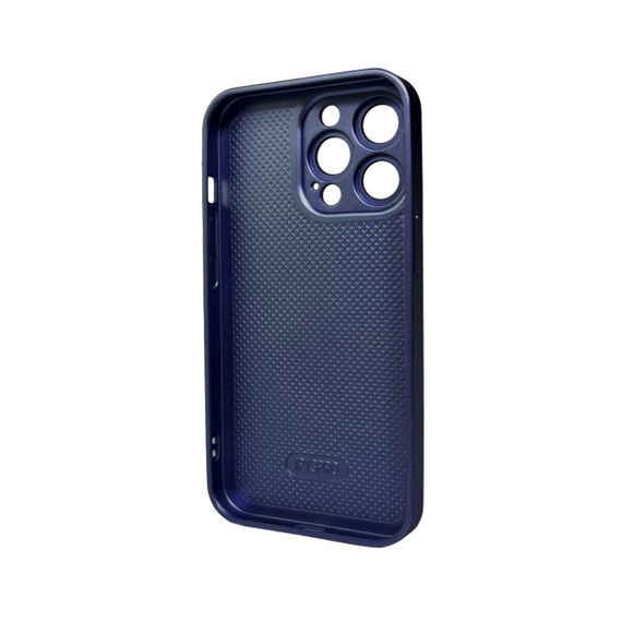 Чохол для смартфона AG Glass Matt Frame Color Logo for Apple iPhone 11 Pro Max Navy Blue | Зображення 1