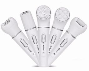 Женская электробритва эпилятор Kemei KM-2199 5в1