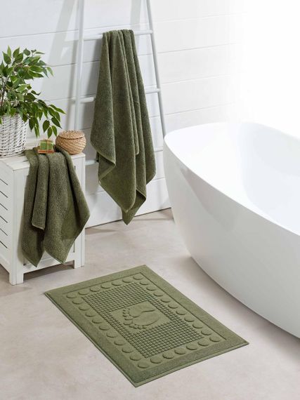 Рушник Zeron 128369 Туреччина 90*50  Махра Оливковий