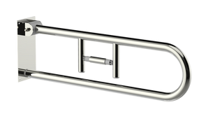 Поручень відкидний настінний з додатковим фіксуючим тримачем для паперу Maxiflow (4835.2311P.304.00)