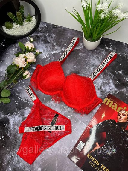 Комплект білизни Вікторія Сікрет  ⁇  Жіночий комплект спідньої білизни Victoria's Secret Rhinestone зі стразами M,