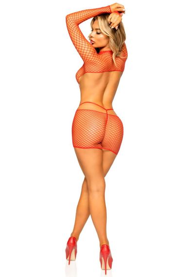 Leg Avenue Cut Out mini dress OS Red sexstyle | Зображення 3