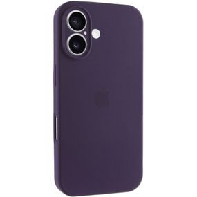 Чохол Silicone Case Full Camera Protective (AA) для Apple iPhone 16 Plus (6.7") Фіолетовий / Elderberry