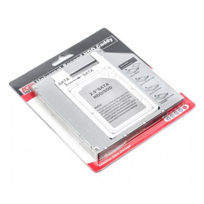 Фрейм-переходник AgeStar HDD 2.5&apos;&apos; to 5.25&quot; (12.5 мм) (SSMR2S) | Зображення 1