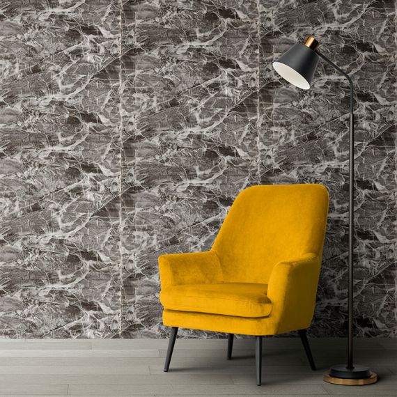 3D панель самоклеюча кладка чорна 700х770х7мм (330) SW-00000674 | Зображення 4