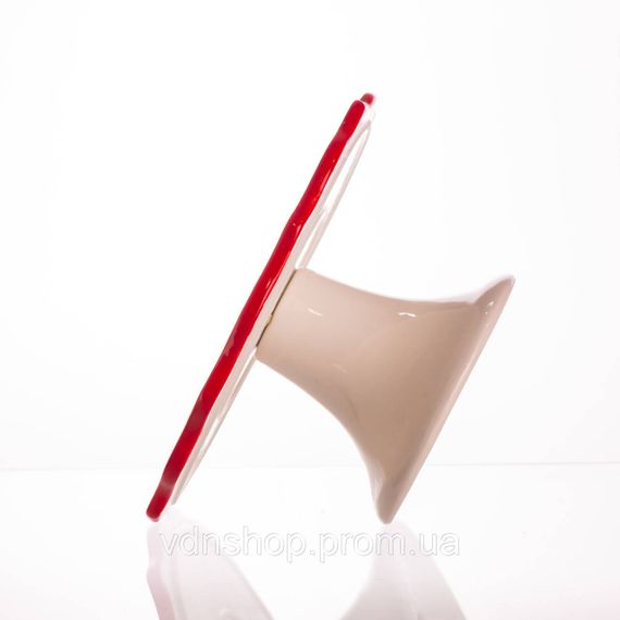 Тортовница фарфоровая на ножке New Year Ø21 (см) CR-1-6 | Зображення 1