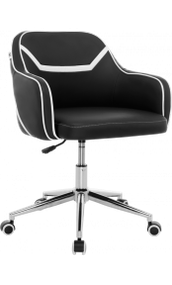 Кресло офисное GT Racer H-8042 BlackWhite