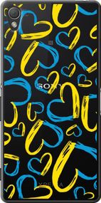 Чехол на Sony Xperia Z3 D6603 Сердца UA "5292u-58-17620"