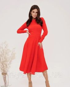 Платье для женщин цвет красный размеры S, M, XL, L FI_008397