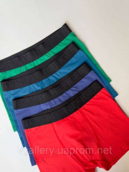 Комплект трусів ТН, подарунковий набір боксерів Томі тиснення на 5 штук, труси для справжніх чоловіків 5, без коробки | Зображення 1