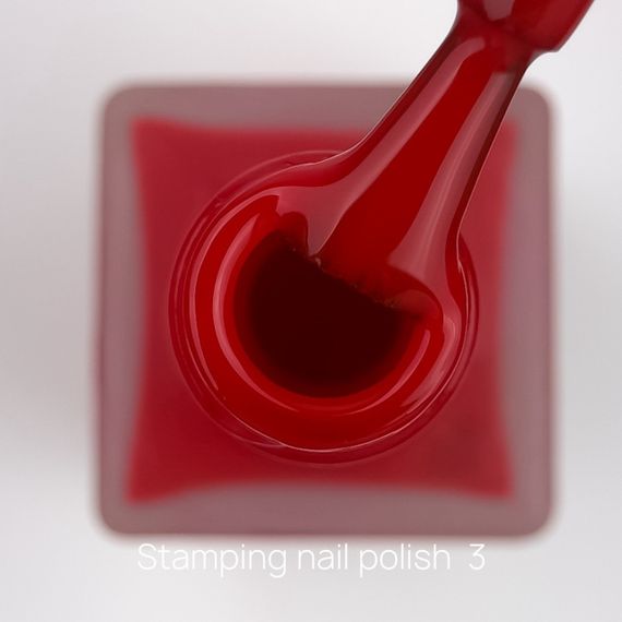 Лак для стемпінгу Crooz №03 (червоний) 6мл | Зображення 2