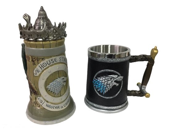 Подарочный набор Кружка Игра Престолов Дом Старков и Winter Is Coming Stark