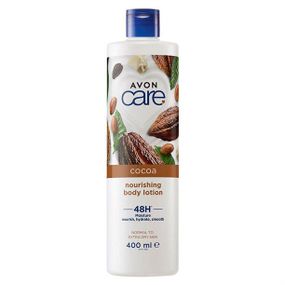 Питательный лосьон для тела Avon Care с маслом какао и витамином Е 400 мл для сухой и очень сухой кожи