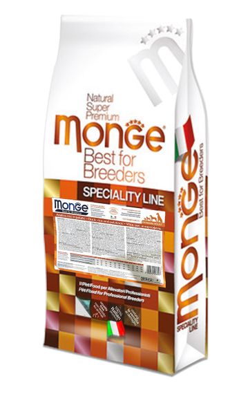 Сухий корм Monge для дорослих собак гіпоалергенний з чутливим травленням качка з рисом 15кг