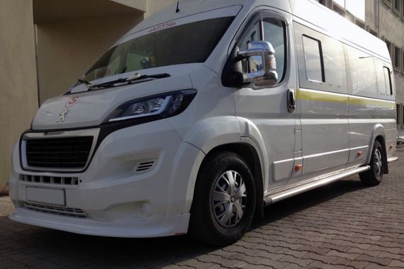 Передня накладка 2014-2024 (вузька, під фарбування) для Fiat Ducato 2006-2024 та 2014-2024 рр | Зображення 1
