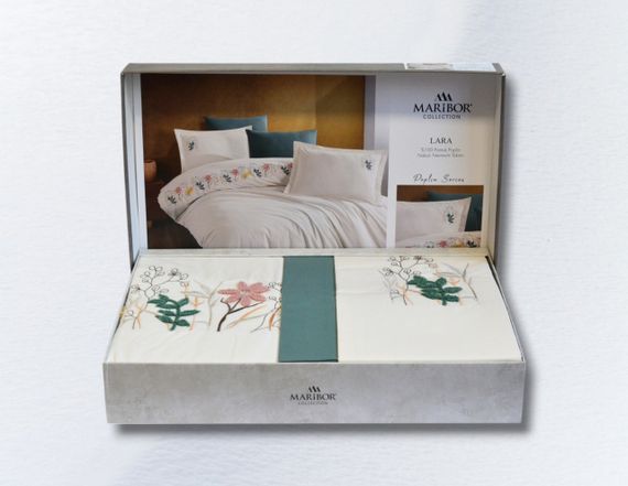 Постільна білизна Maribor Elegance Poplin 200 х 220 см Lara Krem | Зображення 4