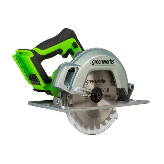 Циркулярна пила акумуляторна Greenworks GD24CS | Зображення 2